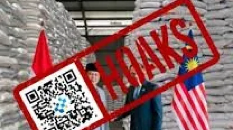 Hoaks: RI Jual Beras Rp10 Ribu Perkilogram ke Malaysia