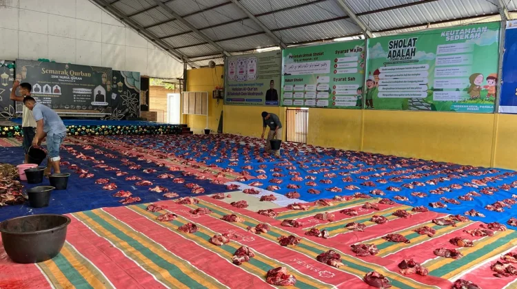 Rayakan Idul Adha, Nurul Quran Aceh Salurkan Ratusan Paket Kurban