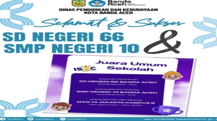 SMPN 10 Banda Aceh Raih Juara Umum ISAC 2026