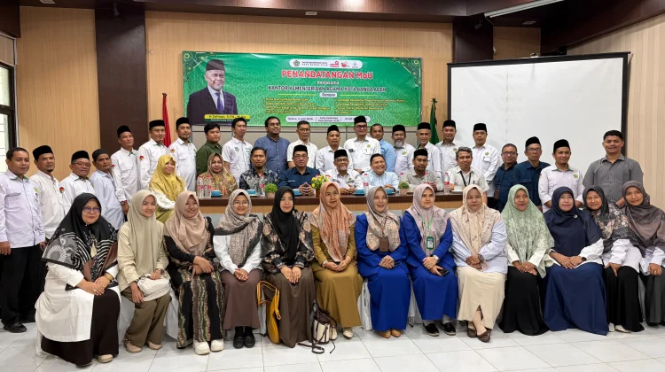 Kemenag Banda Aceh Jalin Kerja Sama dengan Tujuh Lembaga