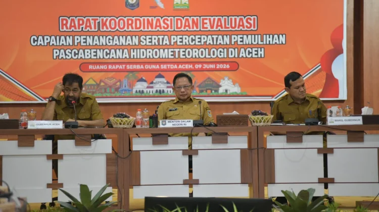 Di Hadapan Mendagri, Mualem Minta Percepatan Pemulihan Sawah dan Infrastruktur