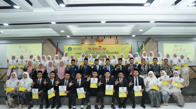 Fakultas Adab dan Humaniora UIN Ar-Raniry Yudisium 142 Lulusan