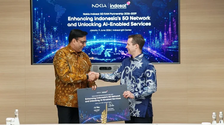 Nokia dan Indosat Perkuat Jaringan 5G Berbasis AI
