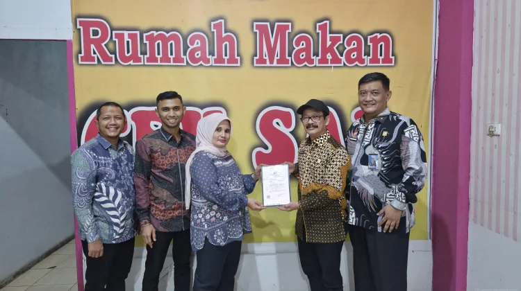 Kemenkum Aceh Tuntaskan Pendaftaran Perseroan Perorangan RM Cek Sal