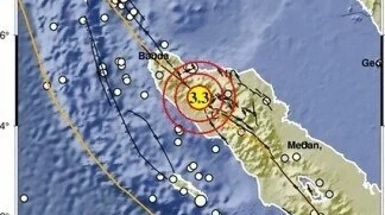 Gempa Magnitudo 3,3 Pidie Jaya, Berpusat di Kedalaman 12 Kilometer