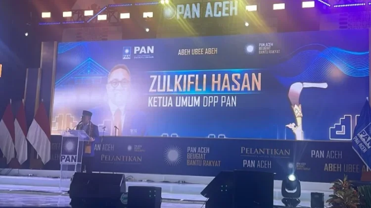 Zulhas Kukuhkan Pengurus PAN Aceh, Target Suara Pemilu 2029 Meningkat