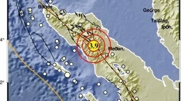 Gempa Magnitudo 3,9 Guncang Wilayah Aceh Tenggara