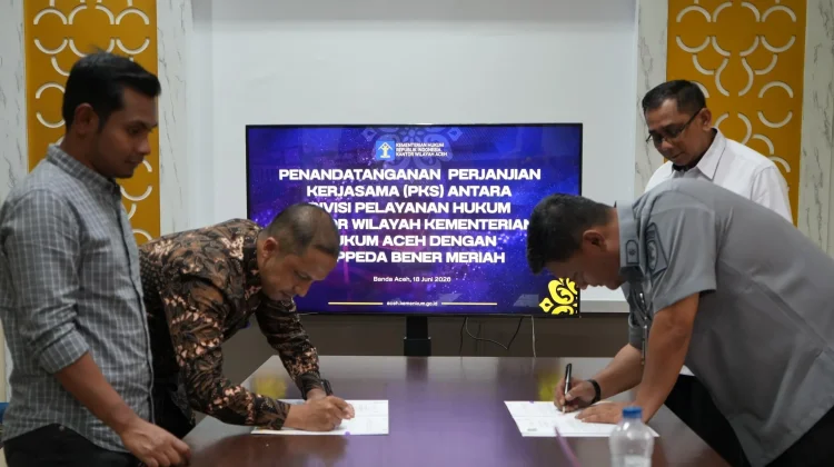 Kolaborasi Kemenkum Bersama Bappeda Bener Meriah Dorong Perlindungan KI