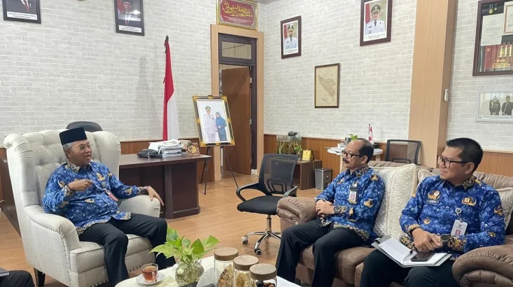 Kemenkum Aceh Bersama DPMG Bahas Anggaran Posbankum Desa