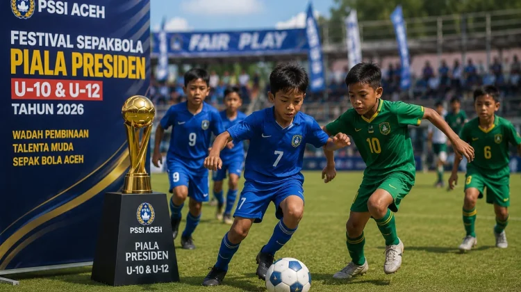 PSSI Aceh Buka Pendaftaran Festival Sepakbola Piala Presiden U-10 dan U-12 Tahun