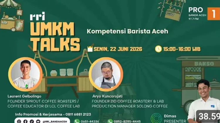 Kompetensi Barista Aceh Dorong Peningkatan Kualitas Industri Kopi Lokal
