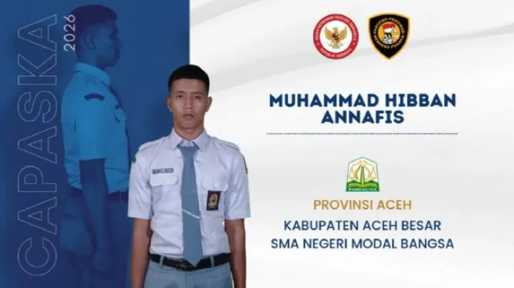 Putra Daerah Asal Aceh Besar Lolos Paskibraka Nasional
