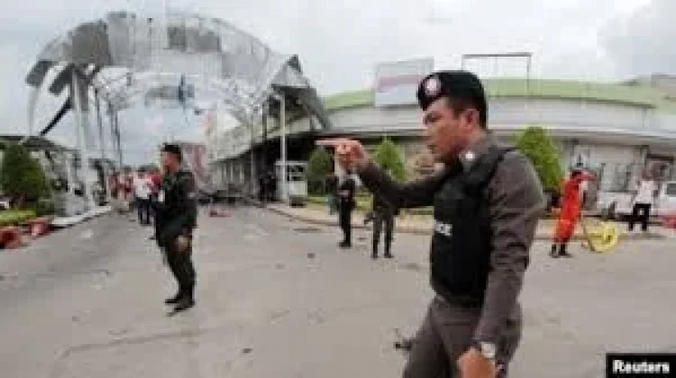 Serangan Bom di Selatan Thailand, Enam Polisi Terluka