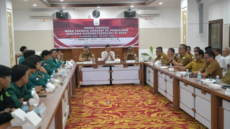 Sekda Aceh: Penanganan dan Pemulihan Bencana Aceh Baru 50 Persen