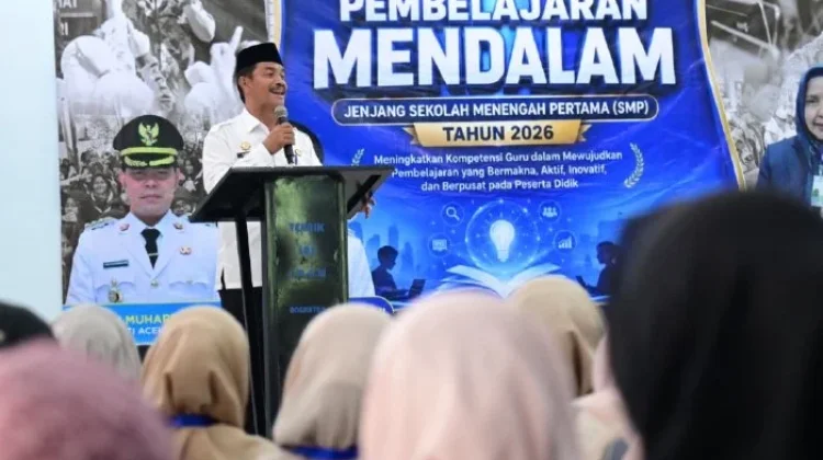 Guru SMP Aceh Besar Ikuti Pelatihan Pembelajaran Mendalam