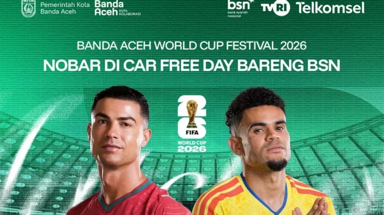 Pemko Banda Aceh Fasilitasi Nonton Piala Dunia di CFD