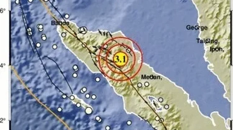 Gempa Magnitudo 3,1 Guncang Selatan Gayo Lues