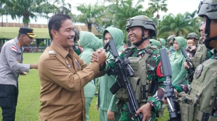 Prajurit Batalyon Infanteri 117/KY Laksanakan Tugas Jaga Papua