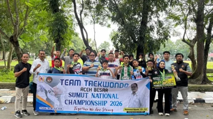 Aceh Besar Raih 17 Medali pada Sumut National Taekwondo Championship