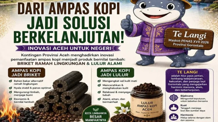 Petani Milenial Aceh Ubah Ampas Kopi Jadi Briket dan Lulur