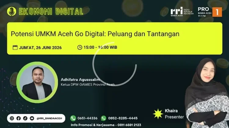 Digitalisasi Buka Peluang Besar bagi UMKM Aceh