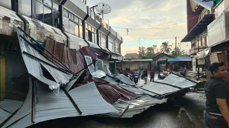 Angin Kencang Rusak Belasan Rumah di Aceh Utara