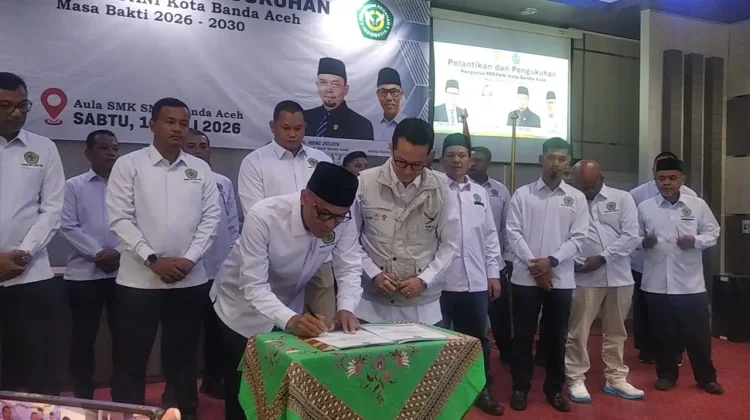Pengprov Perpani Aceh Kukuhkan Pengcab Perpani Banda Aceh Masa Bakti 2026–2030