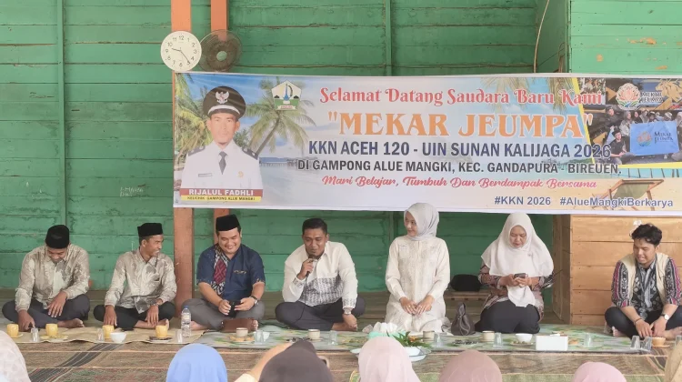Mahasiswa UIN Sunan Kalijaga Yogyakarta KKN di Gampong Alue Mangki