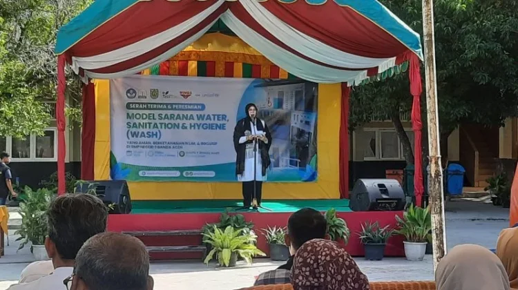 Wali Kota Banda Aceh Resmikan WASH SMP Negeri 9