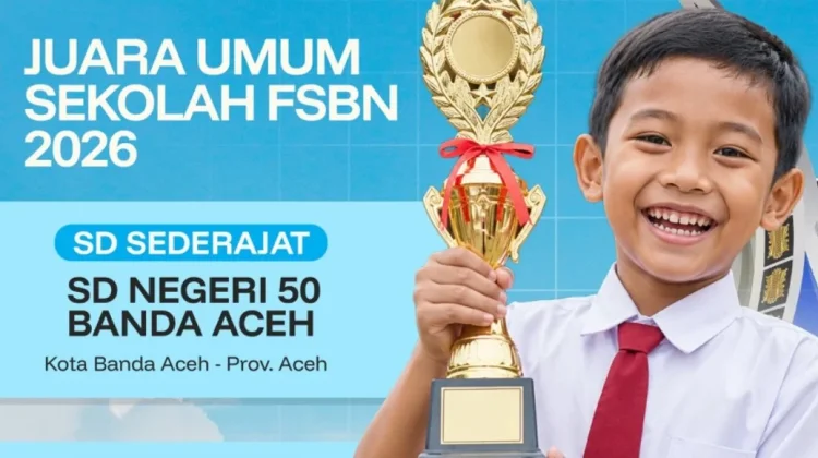 SDN 50 dan SMPN 10 Banda Aceh Juara Umum FSBN