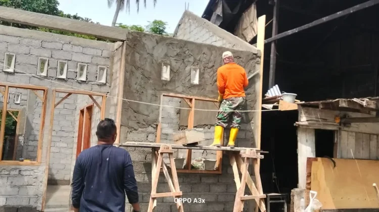 Satgas Kodim 0107/Aceh Selatan Percepat Rehabilitasi RTLH