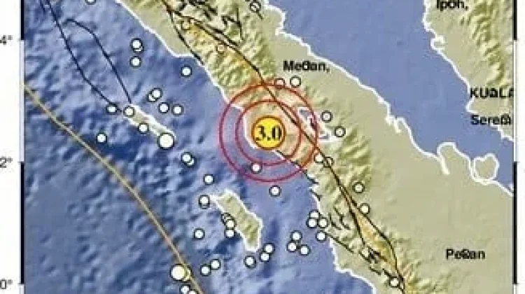 Gempa Magnitudo 3,0 Guncang Selatan Subulussalam