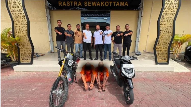 Nekat Bawa Kabur Motor di Warkop, Dua Pelaku Curanmor di Banda Aceh Diringkus Polisi