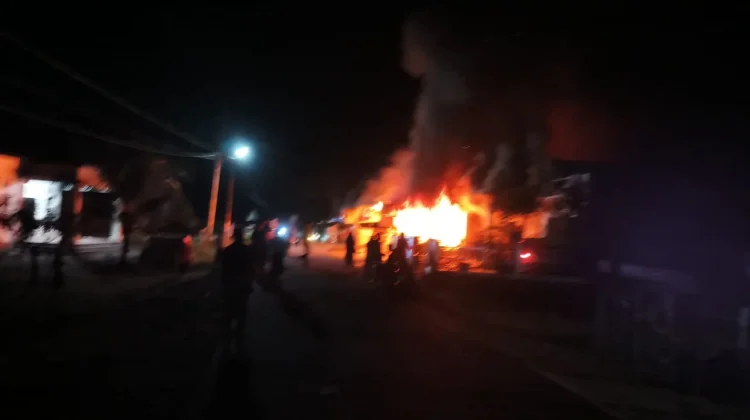 Kebakaran Ruko di Aceh Barat, Kerugian Ditaksir Ratusan Juta