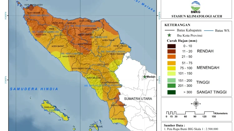 Hari Tanpa Hujan Meluas di Sejumlah Wilayah Aceh