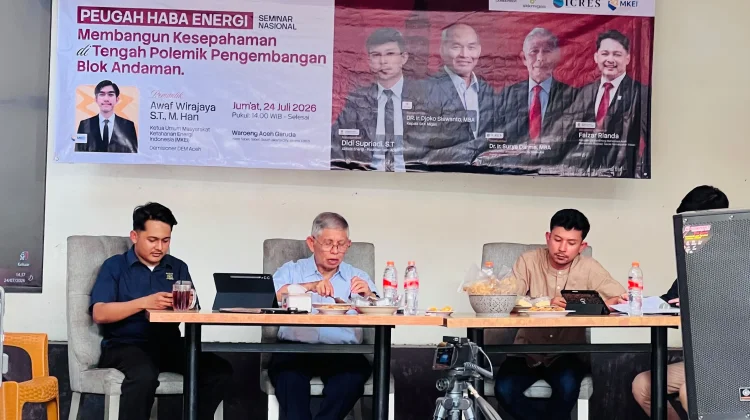Seminar Nasional DEM Aceh Bahas Polemik Blok Andaman