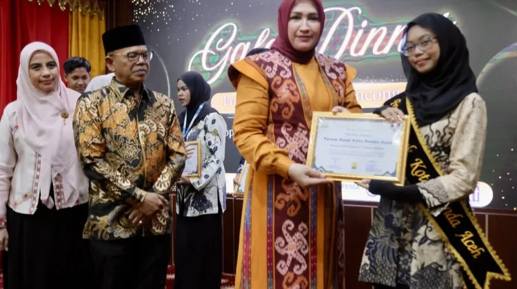 Forum Anak Kota Banda Aceh Raih Penghargaan Forum Anak Pelopor dan Pelapor Terbaik
