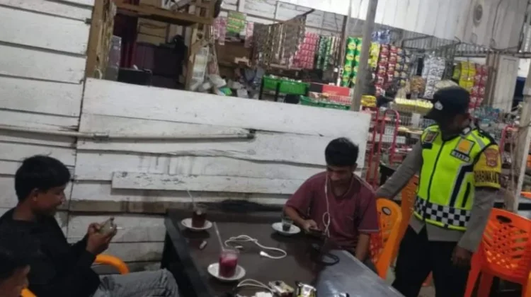 Polsek Teunom Intensifkan Patroli Malam Antisipasi Gangguan Kamtibmas