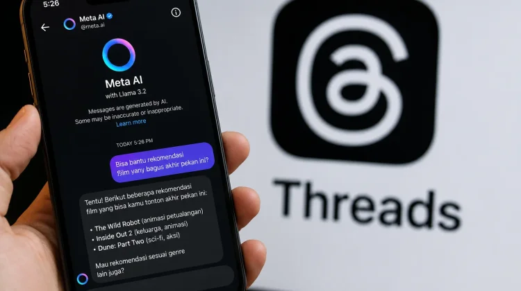 Threads Kini Bisa Chat dengan Meta AI lewat DM, Ini Fitur Barunya