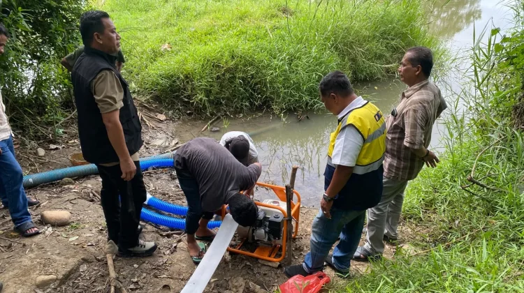 Petani Keumireu Kini Bernapas Lega Berkat Bantuan Pompa Air Hadapi Kekeringan