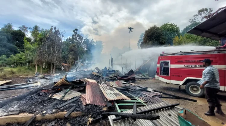 Dayah di Pidie Jaya Ludes Terbakar, Diduga Korsleting Listrik