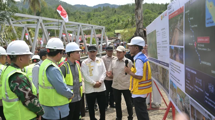 Wapres Tinjau Jembatan Lumut dan Jembatan Kendawi di Aceh Tengah