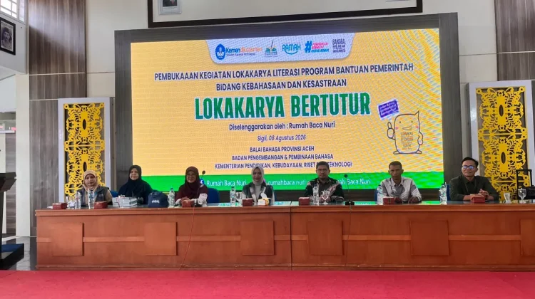 Rumoh Bakat Aceh Mendukung Lokakarya Bertutur Dorong Generasi Muda Kenali Bakat