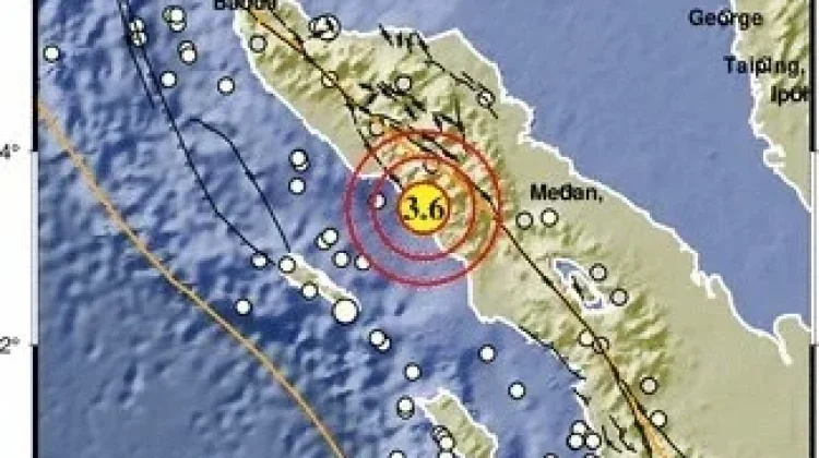 Gempa Magnitudo 3,6 Guncang 16 Km Barat Laut Aceh Selatan