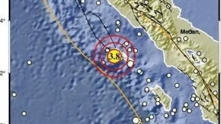 Gempa Magnitudo 3,8 Guncang Kabupaten Simeulue