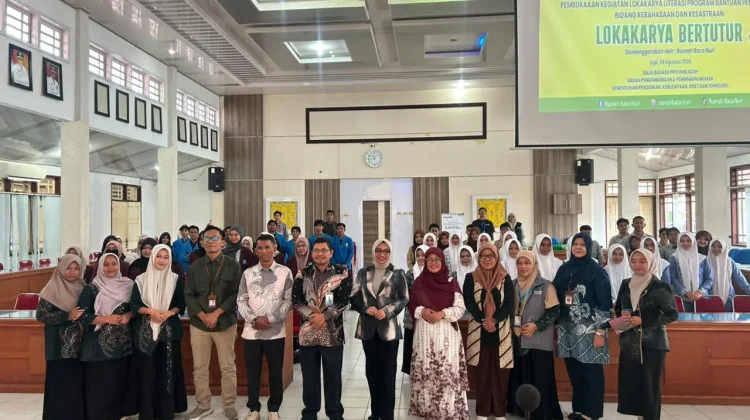 Rumah Baca Nuri Gelar Lokakarya Literasi 2026 di Pidie