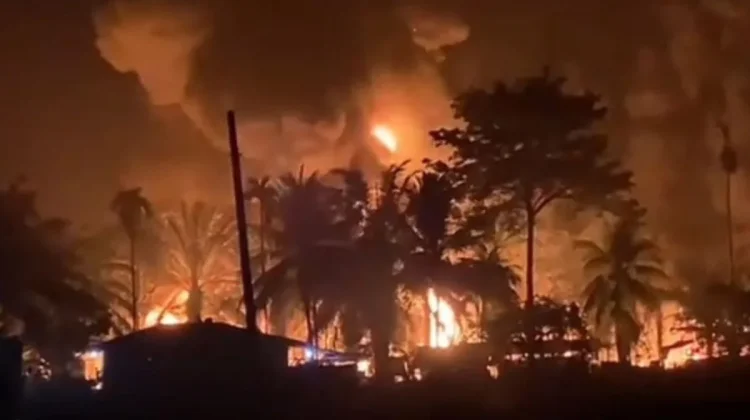 Sumur Minyak Ilegal di Aceh Timur Terbakar, Rumah Warga Ikut Ludes