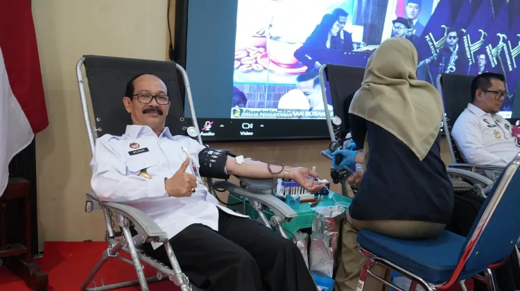 Kemenkum Aceh Gelar Donor Darah pada Peringatan Hari Pengayoman