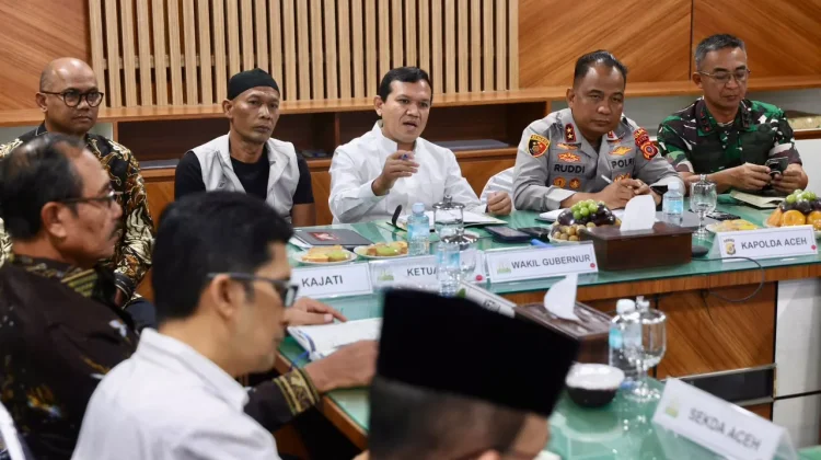 Rapat Forkopimda Aceh Bahas Dinamika Kerusuhan Hari Damai