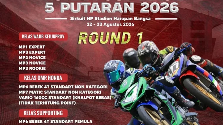 IMI Aceh Honda Cup Race 2026 Putaran Pertama Siap Panaskan Stadion Harapan Bangsa